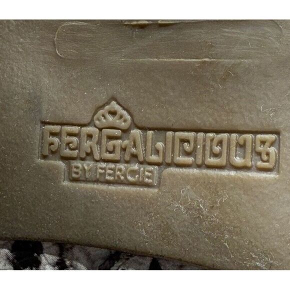 Fergalicious by‎ Fergie Chucky Women's Size 7 Snakeskin Ankle Boots Boho - Picture 7 of 9